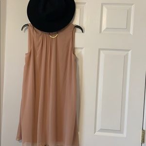 Blush colored dress